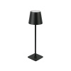 ✾ Stolná lampa TAZA 3,5W, 400lm, CCT, nabíjateľná, 2x2000mAh, čierna, 1+3 zadarmo! [203853]