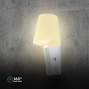 LED lampa k posteli 2W, 60lm, USB/PD, CREE CHIP, biela/2-PACK!