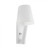 LED lampa k posteli 2W, 60lm, USB/PD, CREE CHIP, biela/2-PACK!