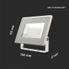 ✾ LED reflektor, 30W, 2510lm, biely, 1+2 zadarmo!