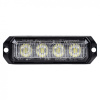 lampa strobo 4x led mala pomaranczowa r65 r10