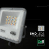 LED reflektor 10W, 730lm, CCT zmena farby 3000K/4000K/6500K, CREE CHIP, čierny