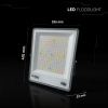 LED reflektor 200W, 16450lm, CCT zmena farby, CREE CHIP, čierny, 1+1 zadarmo!