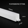 T5 LED svietidlo 16W, 1600lm, 115cm, s vypínačom, CREE Chip