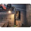 LED lampa k posteli 3W, 120lm, CREE CHIP,  USB-C + USB, čierna