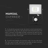 10W LED reflektor so senzorom, SAMSUNG chip/2-PACK!