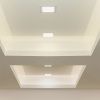 LED vstavaný panel s napájacím zdrojom 12W, 1320lm, Backlit, štvorec