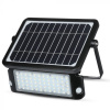 LED solárny reflektor 10W (1100 lm), čierny, IP65, 4000K