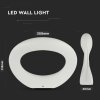 10W LED nástenné svietidlo (1100lm), biele, IP65, 4000K