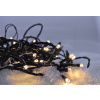 Solight LED vonkajšia vianočná reťaz, 200 LED, 10m, prívod 5m, 8 funkcií, IP44,  teplá biela
