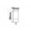 G4 LED ŽIAROVKA 3.2W (385LM), SAMSUNG chip