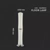 32W (2100Lm) LED stojanová lampa, stmievateľná, 3000K