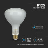 E27 LED Filament žiarovka 8W (600Lm), R125, stmievateľná