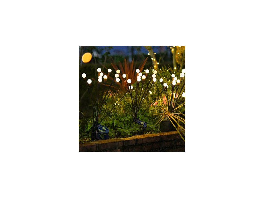 Solarna lampa SUNARI LED FLS-89 solarne krijesnice, 10x3000K, 1+1