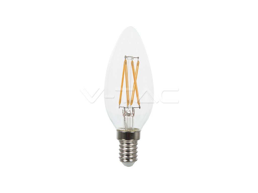 E14 LED retro filament žarulja 4W, 400lm, C37, Samsung čip