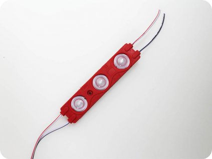 LED modul 1.5W, 3 LED diode, SMD 2835, IP67, Red