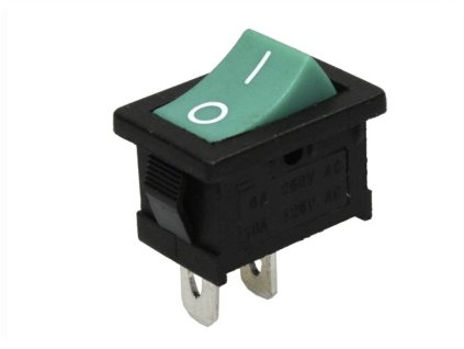Prebacivanje I/O 6A/250V zelena [59659]