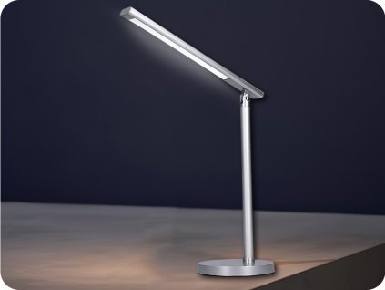 Solight LED stolna lampa, 7W, 400lm, prigušena, promjena kromatičnosti, srebrna boja [WO53-S]