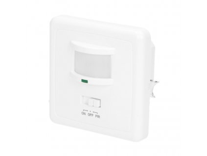 Udubljeni PIR senzor, maks. 1200W, raspon 9 m, podesiv, IP20 [OR-CR-205]