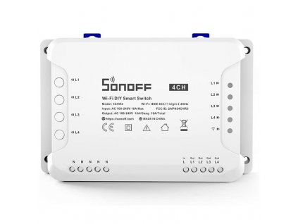 Smart prekidač SONOFF 4CHR3, 100-240V, maks. 3500W [M0802010003]