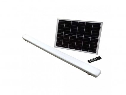 LED solarna vodootporna svjetiljka 18W, 3000-6400K, IP65, daljinski upravljač