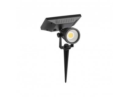 LED solarna ugradbena svjetiljka 2W, 40lm, IP65, crna