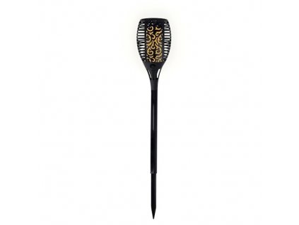 Solarni LED ugradni plamen svjetla 19,2W, 350lm, 78cm, 3.7V 18650 1500mAh, 96LED, IP65, 2800K [RTV100012]