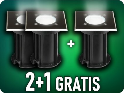 LED ugrađena svjetiljka za GU10 žarulje, IP65, 2+1 gratis!