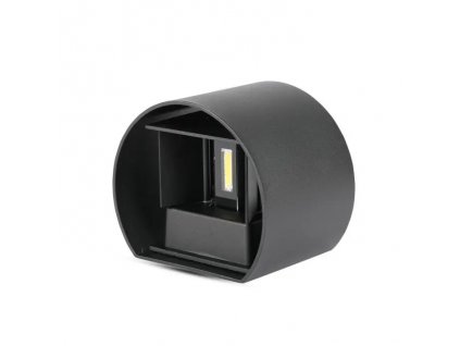 LED Zidna lampa 5W, 700lm, IP65, crna, okrugla