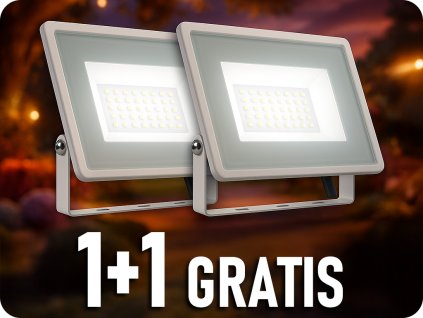 LED reflektor  30W, 2510lm, bijeli, 1+1 gratis!