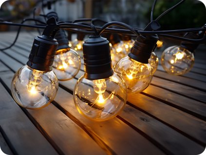 Solarni lanac s daljinskim upravljačem 12m