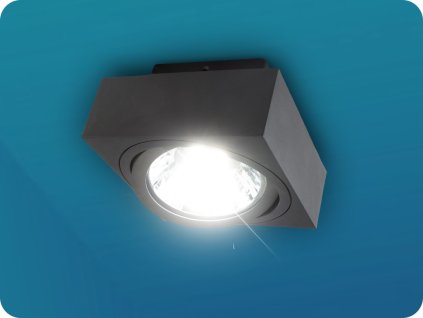 Spectrum ugradna svjetiljka za AR111 žarulju crna [SLIP005048]