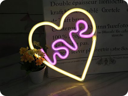 Neolia Neon LED dekoracija LOVE, 5V, USB [RTV100308]