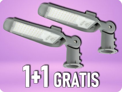 LED javna rasvjeta 150W sa podesivim adapterom, 15000lm, 100lm/W, 75°, IP65, IK08, 6kV, 4000K, 1+1 gratis! [201088]