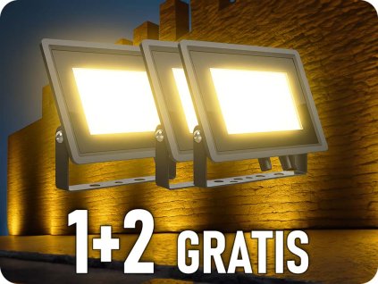 LED reflektor 200W, 1+2 gratis!