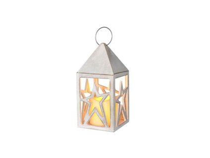 Drveni lampion Solight LED svijeća 3xAAA [1V232]