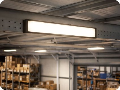 LED linearna Highbay 100W 8700lm crna