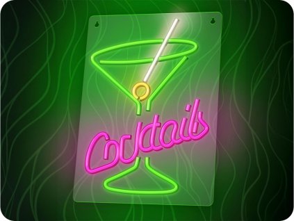 Forever Light Neon LED dekoracija COCKTAILS prigušiva, 5V, USB [RTV100453]