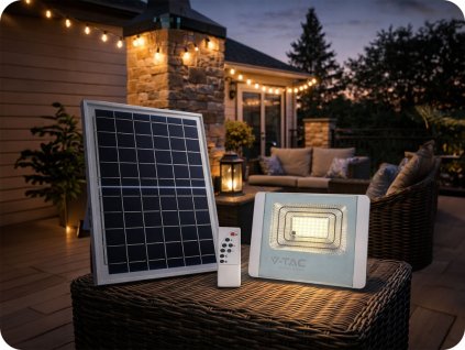 LED solarni reflektor 16W 1050LM IP65