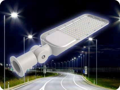 LED javna rasvjeta sa podesivim adapterom 50W, 5740lm, 115°, SAMSUNG CHIP, 4000K