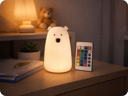 Noćna lampa Medvjed RGB+3000K [MW20786]
