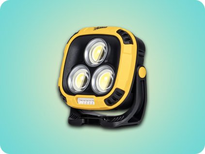 KAMAR PUNJIVA LED LAMPA 3000MAH, 2X2000MAH [LA0302]