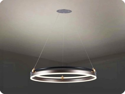 DIZAJN LED VISEĆA SVJETILJKA 30W, 3600LM, IP20, 3000K, KAVA