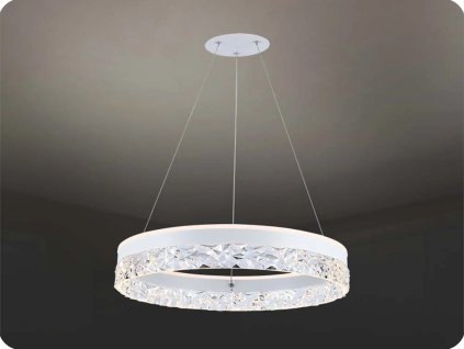 DIZAJN LED VISEĆA SVJETILJKA 25W, 3000LM, IP20, 3000K, BIJELA