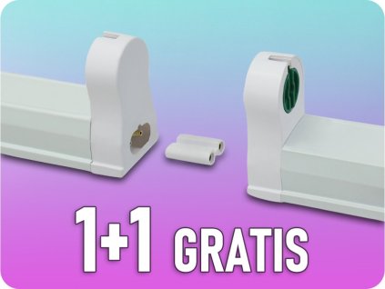 T8 1200mm držač cijevi, priključiv, 1+1 gratis! [WOJ+14306]