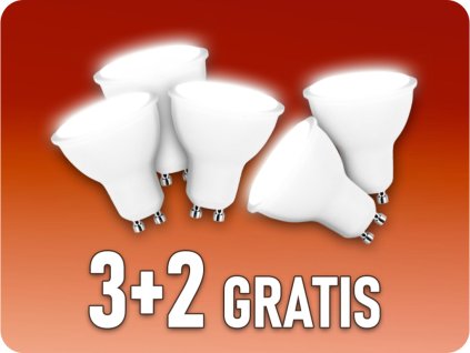 LED ŽARULJA GU10, 7.5W, 610LM, 110°, 3+2 zadarmo!