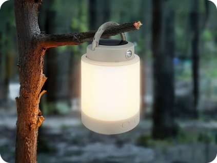 LED SOLARNO SVJETLO ZA KAMPIRANJE LUMINA CAMPO 2W, RGB+CCT, 400LM+100LM [SLI055001]
