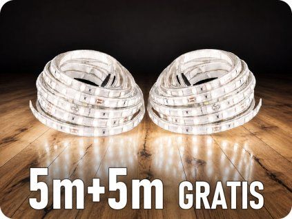 LED traka 12W/m 1680lm/m 24V 5m+5m gratis!