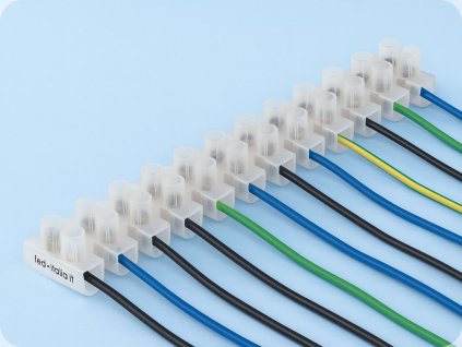 Plastični terminalni blok 12-pinski, 6A, 6mm