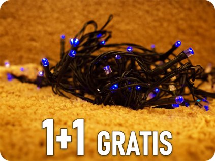 LED božićni lančić 3m 20xLED s plavim svjetlom, 1+1 gratis! [1V50-B]